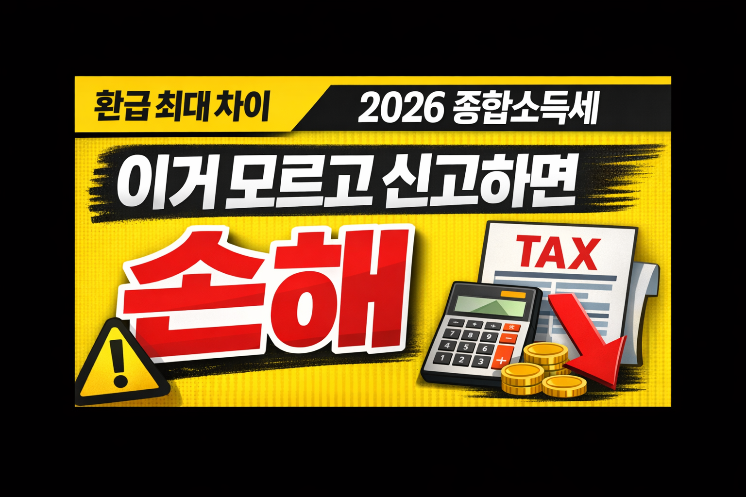 2026 종합소득세 신고 전 꼭 알아야 할 7가지 (환급 더 받는 방법)