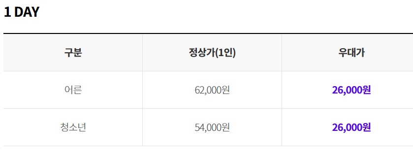 수험생 할인