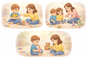 장난감을 빌려주지 않는 아이, 훈육보다 이해가 먼저입니다