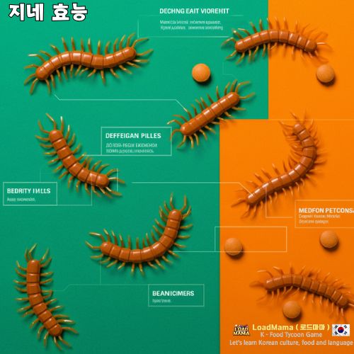 지네 효능 한눈에 보기