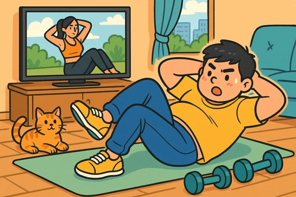 뱃살 빼는 최고의 운동법 집에서 하는 루틴19