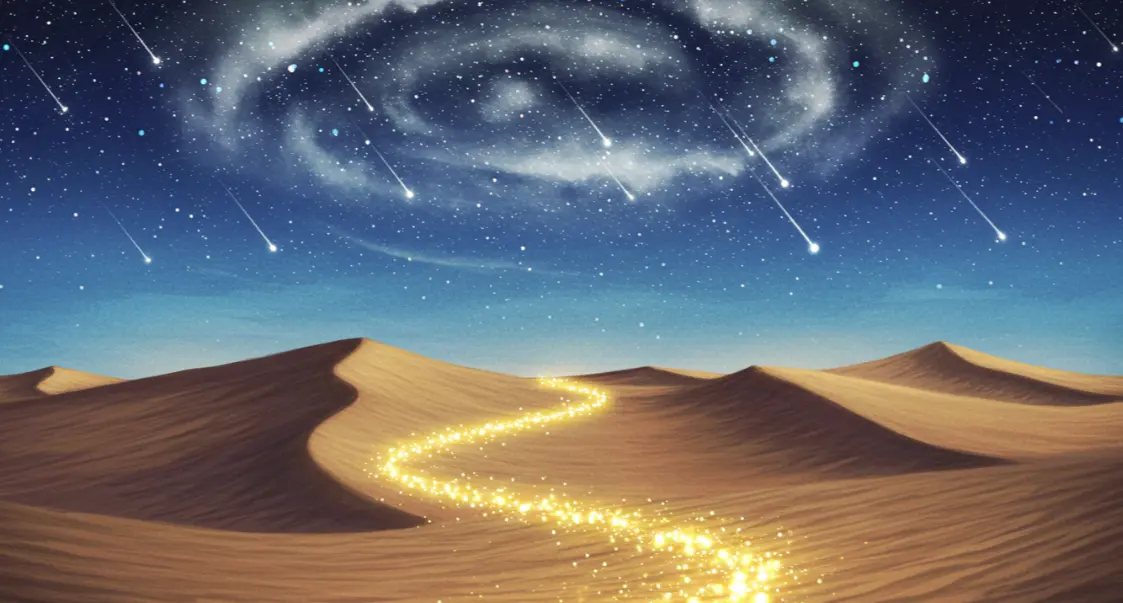 별이 쏟아지는 풍경 꿈