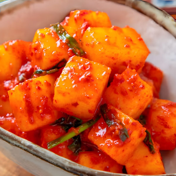 사과 깍두기 맛있게 만드는 법 황금 레시피