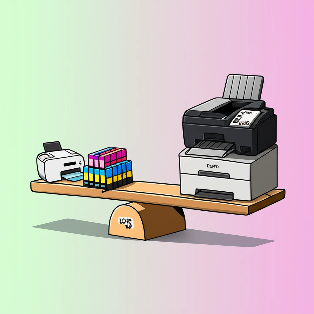 프린터 구매 전 필독! 잉크젯 vs