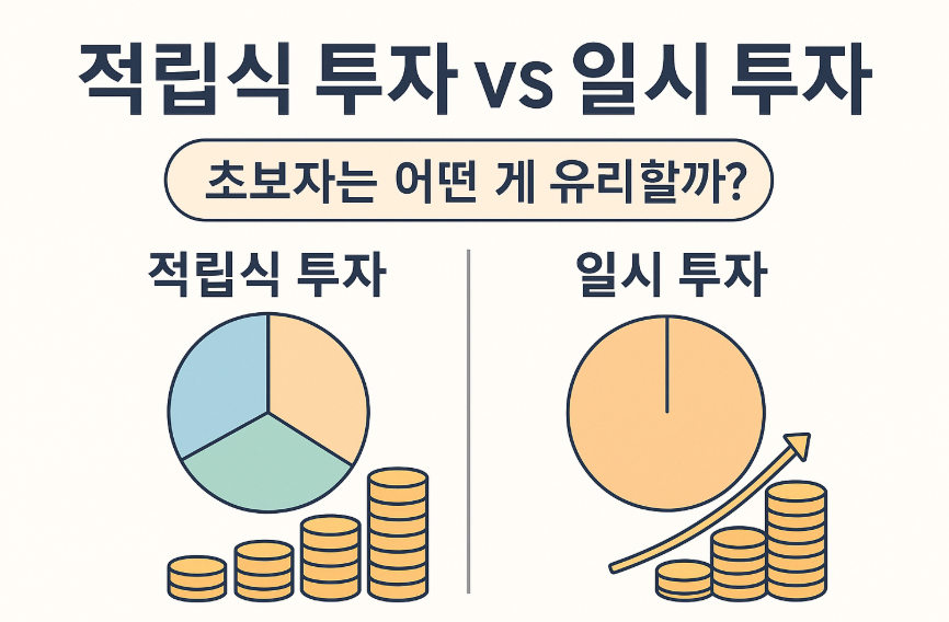 적립식 투자 vs 일시 투자 인포그래픽