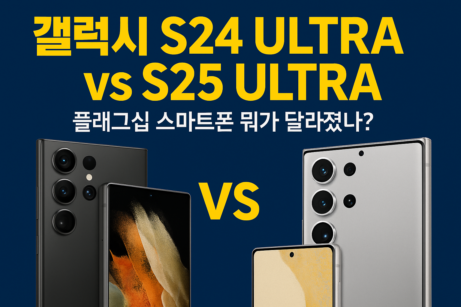 디자인부터 성능까지, 두 플래그십 모델의 차이점 정리