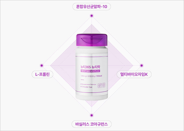 뉴티365 뉴티락 효과, 후기, 가격