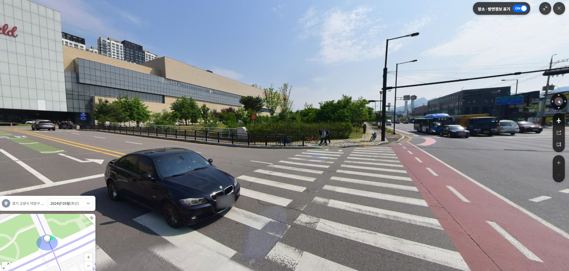 스타필드 남측 주차장 입구. 주말엔 엄청 밀린다