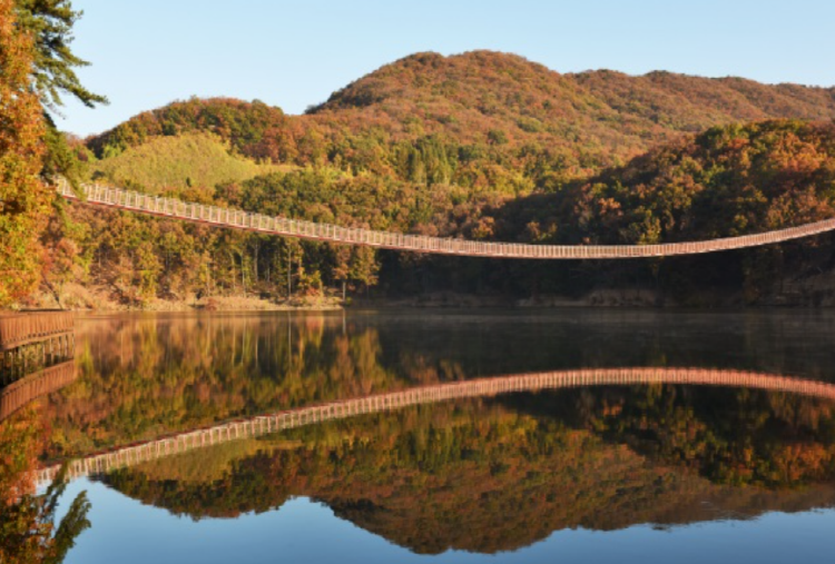 마장호수 출렁다리