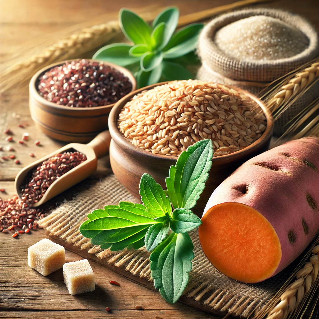 혈당 낮추는 식재료에 관련된 사진