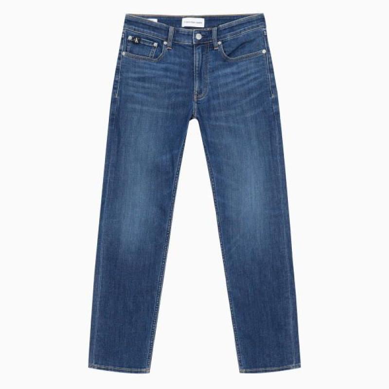 Calvin Klein Jeans 남성 슬림 스트레이트핏 크롭 데님 팬츠 J322446