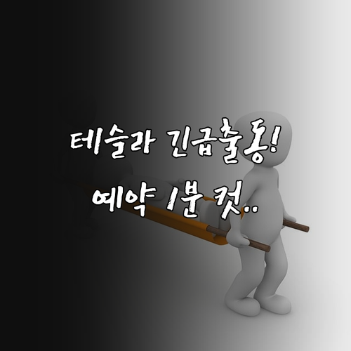 테슬라 24시간 긴급 출동 연락처와 ..