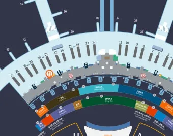 인천공항 제1여객터미널 이용 항공사 안내 및 체크인 정보_3