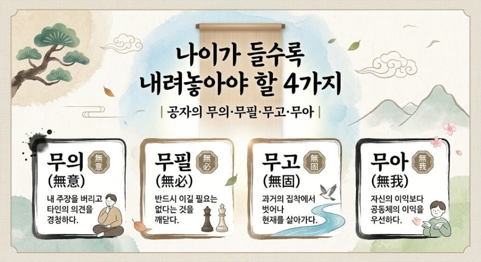나이가 들수록 내려놓아야 할 4가지 이미지