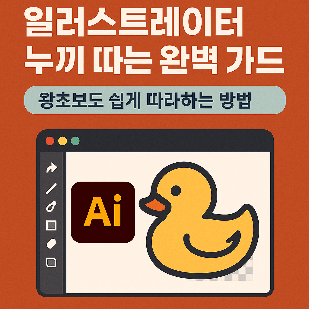 일러스트레이터 누끼 따는 완벽 가이드 – 왕초보도 쉽게 따라하는 방법