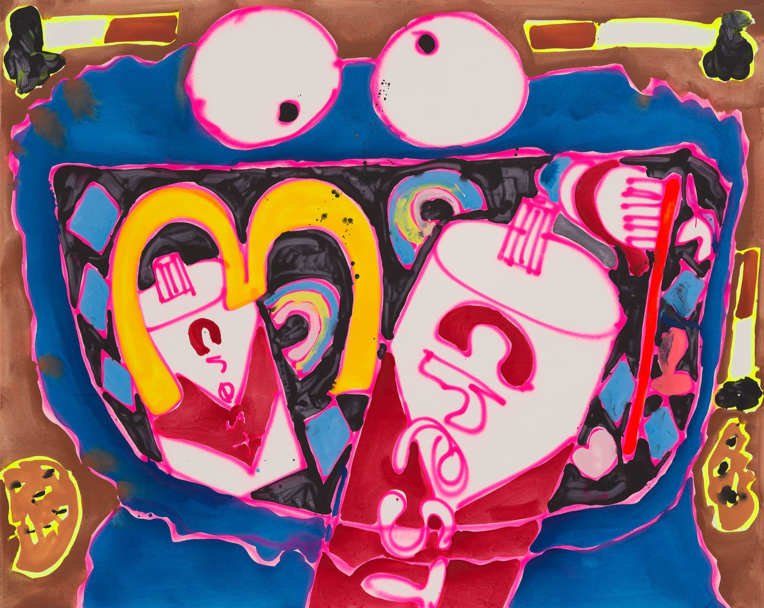 캐서린 번하트(Katherine Bernhardt)<Gulp>,