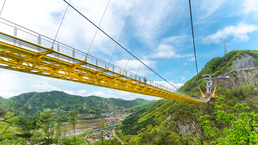 추운 겨울 정선 2박3일 여행 가볼만한 곳 05 - 정선아리랑시장, 회동집, 원주 소금산 출렁다리