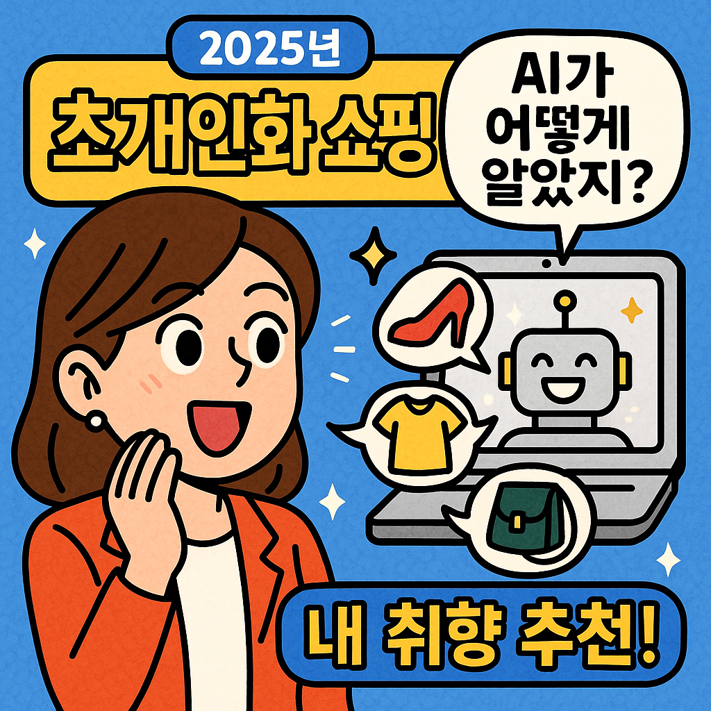 초개인화 쇼핑 &ndash; AI가 만드는 2025년 맞춤형 소비 혁명