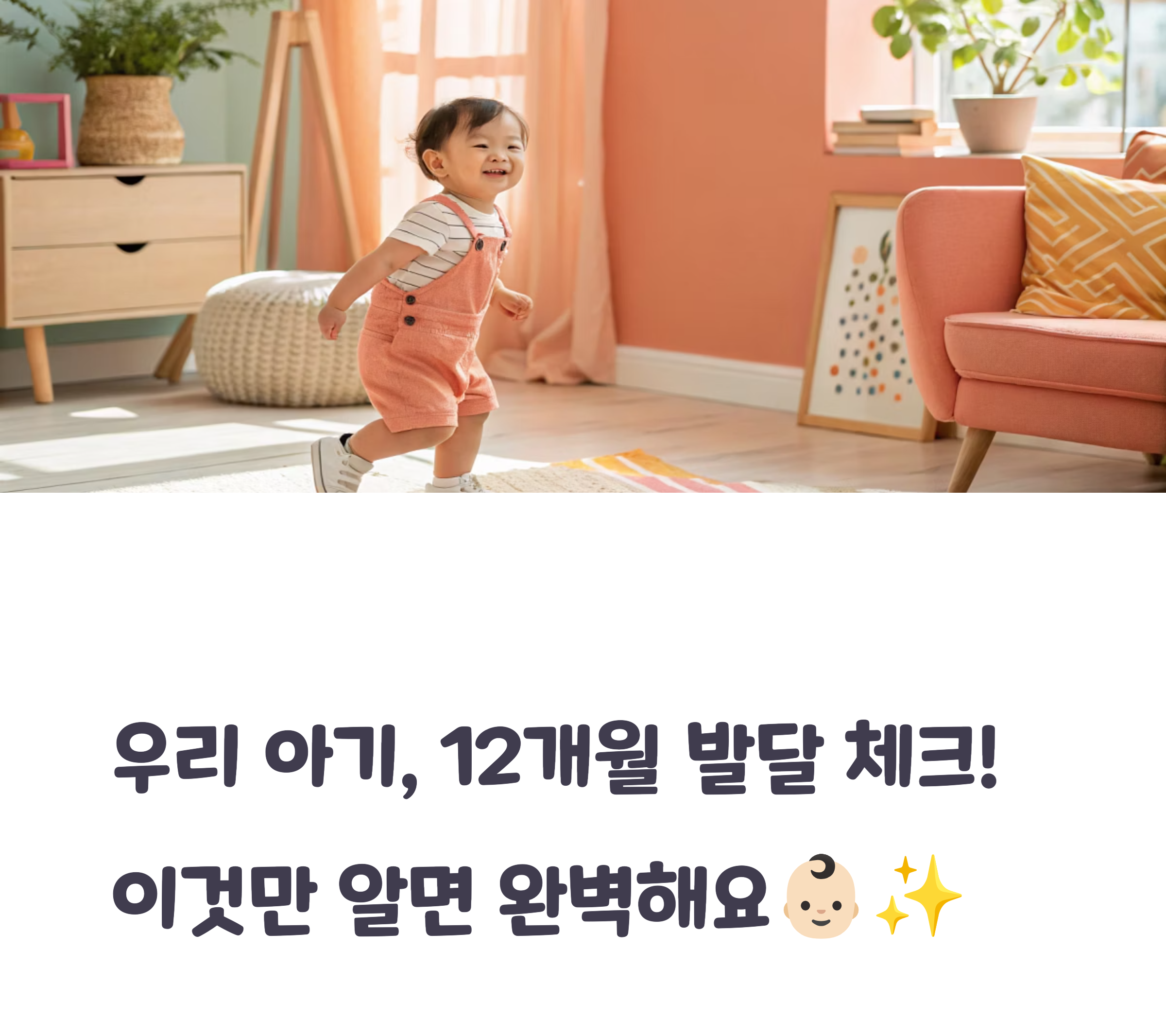 12개월 발달 체크리스트