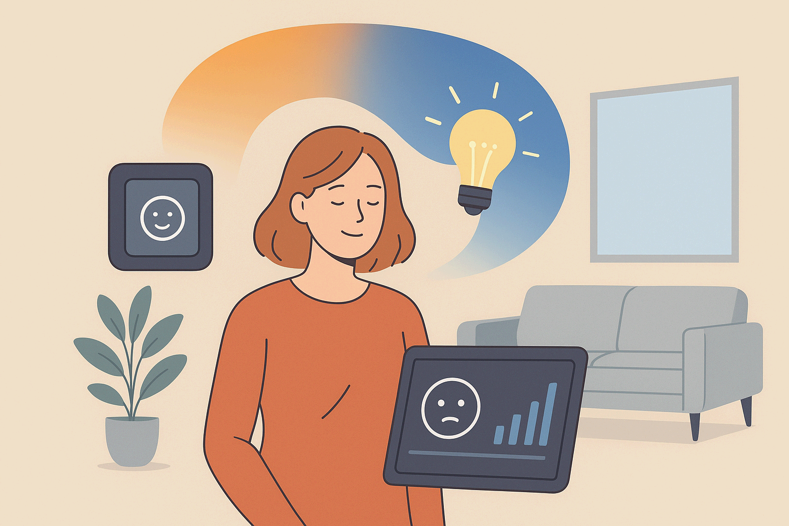 AI 조명이 인간의 기분을 읽는 시대 — 감정 중심 스마트 홈의 시작