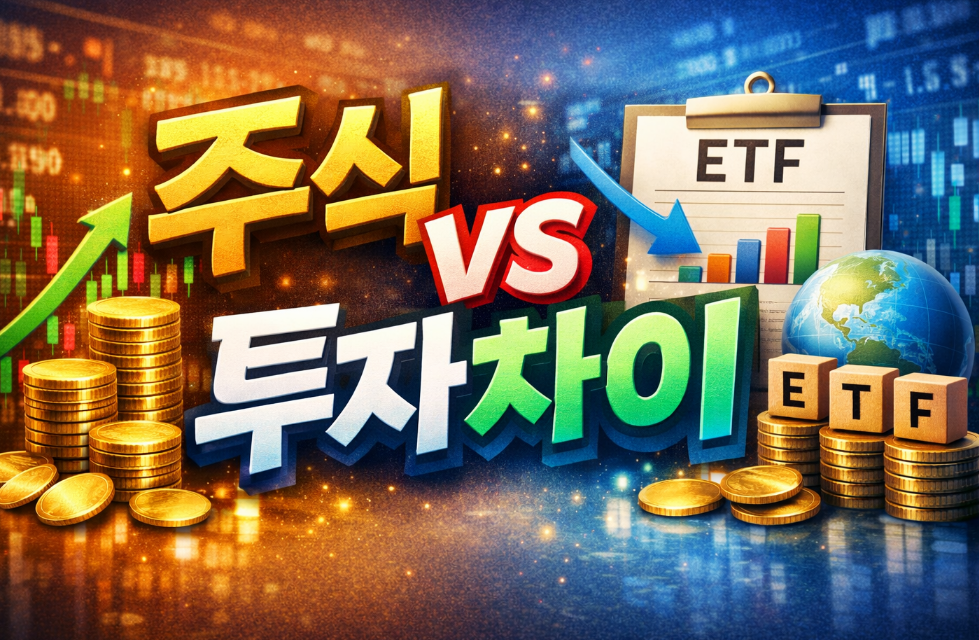 주식 ETF 투자차이
