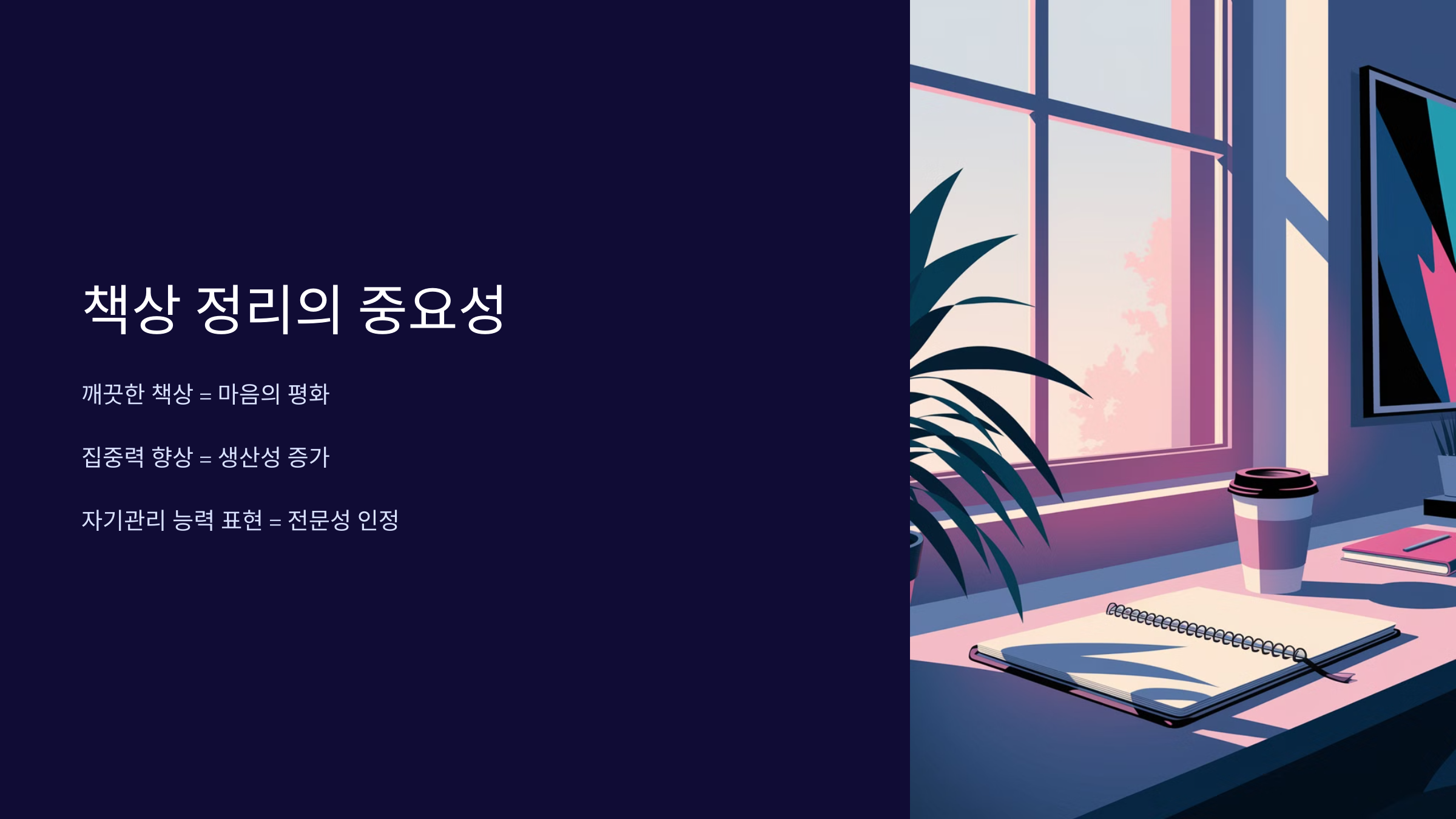 책상 정리 & 공부 효율 높이는 꿀팁