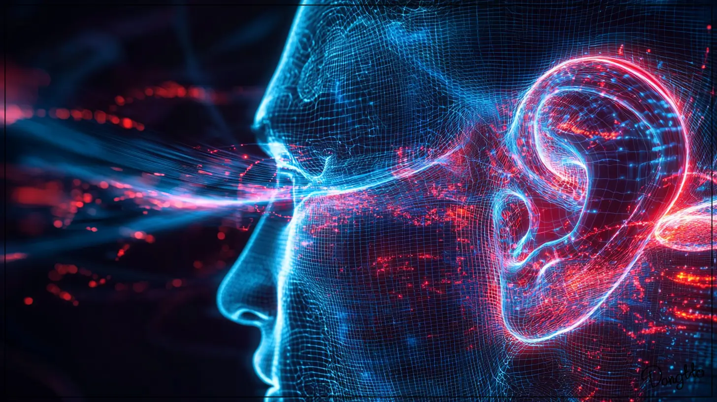 귀에서-소리-외부의-소리가-아닌-귀-내부에서-소리가-발생하고-있는-것을-표현한-사진