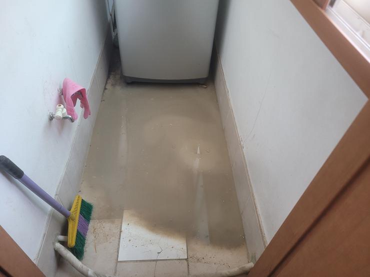 빌라배수관막힘