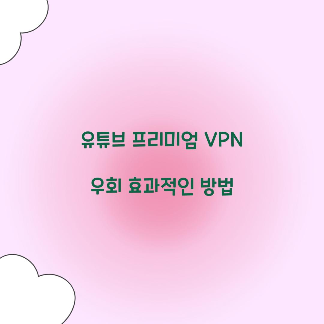 유튜브 프리미엄 VPN 우회