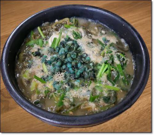 올갱이국