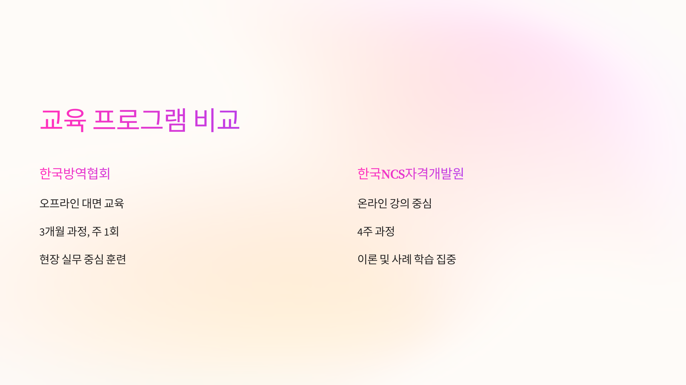 교육프로그램-비교