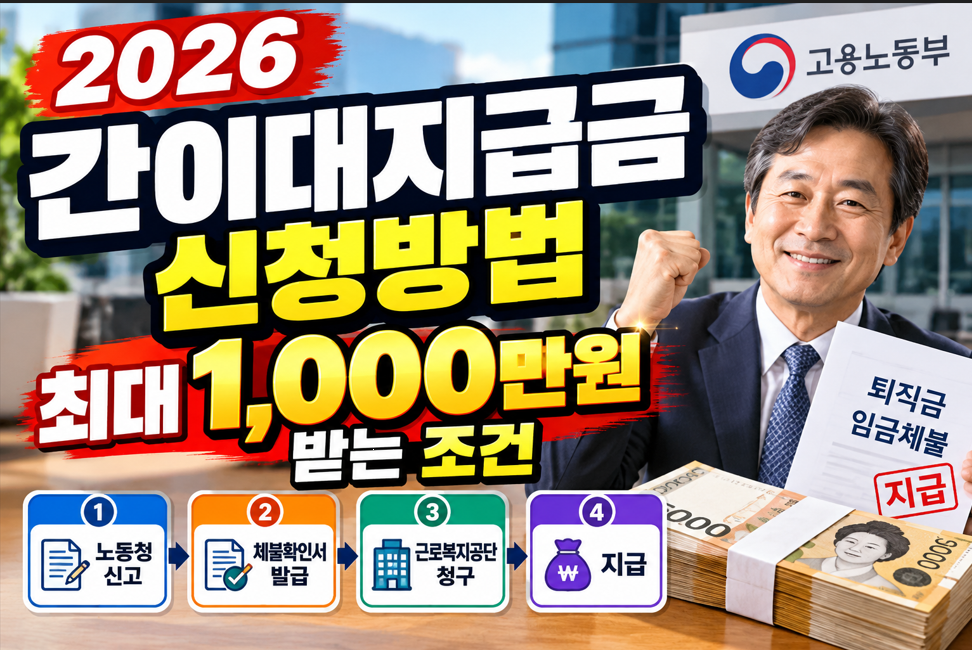 간이대지급금신청방법2026
