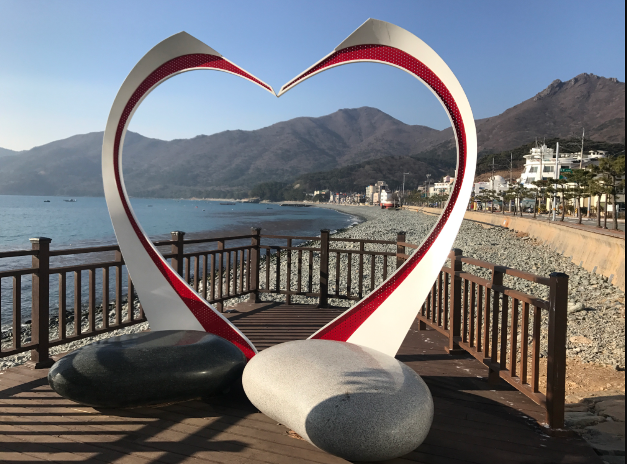 학동흑진주몽돌해수욕장