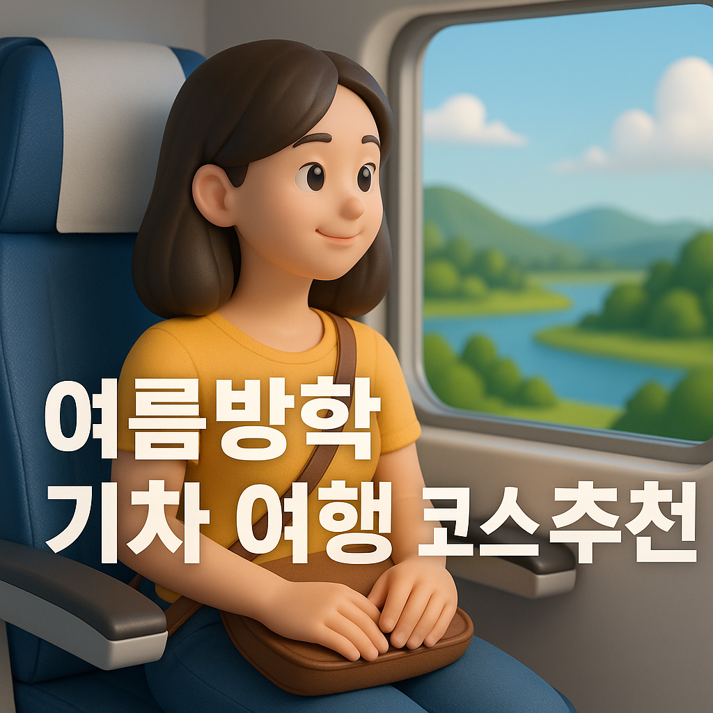 여름 방학 기차 여행 코스 추천