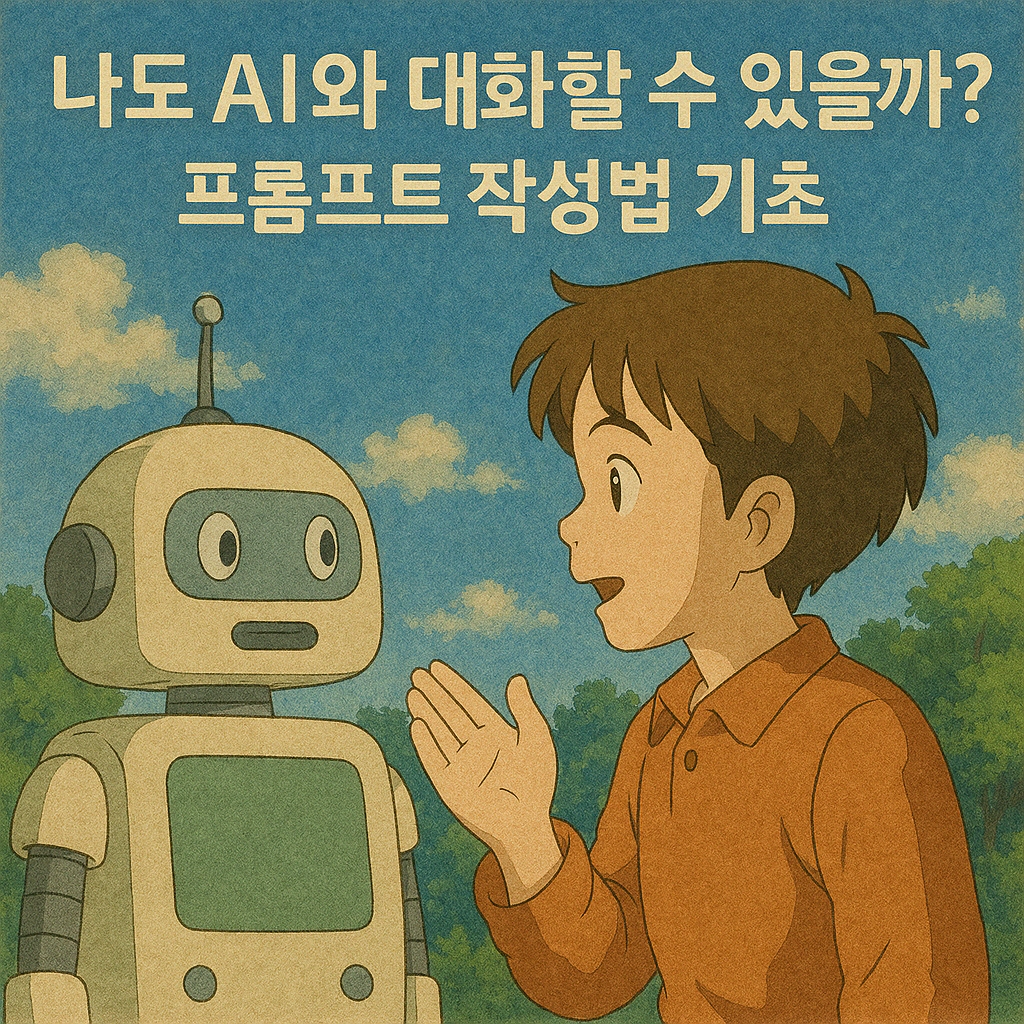 나도 AI와 대화할 수 있을까? 프롬프트 작성법 기초