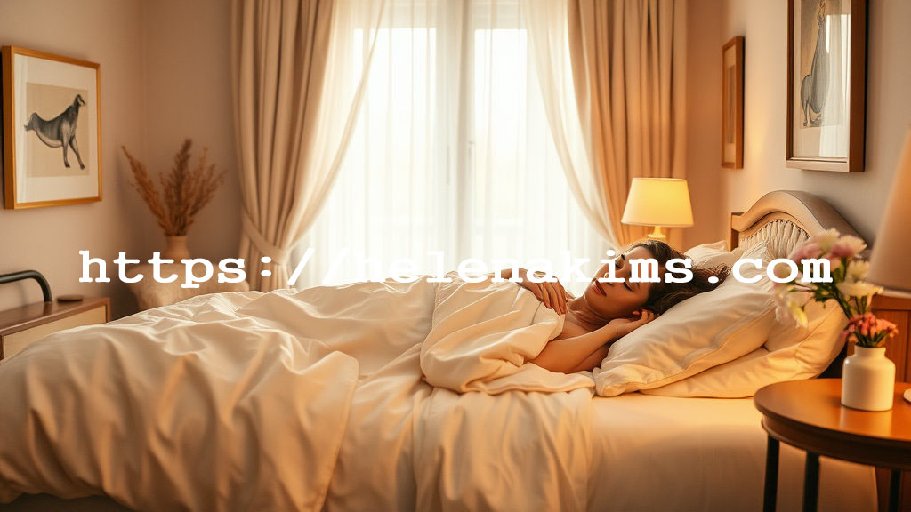 평온하게 잠 자고 있는 모습