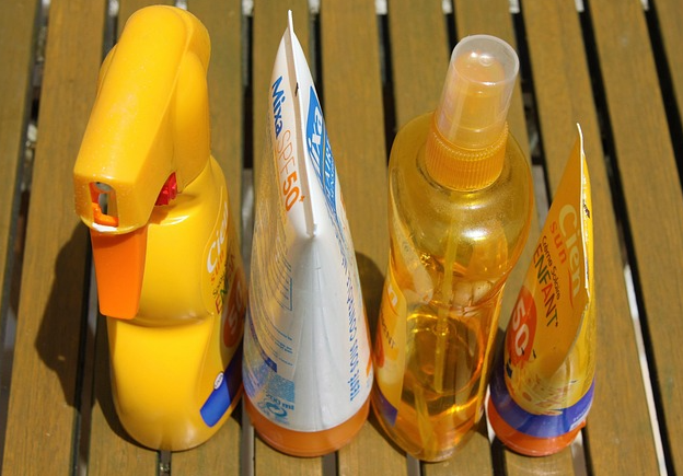 자외선 차단제들