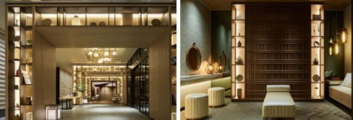 후쿠오카 히카타 호텔 미쓰이 가든 호텔 후쿠오카 기온 로비 분위기