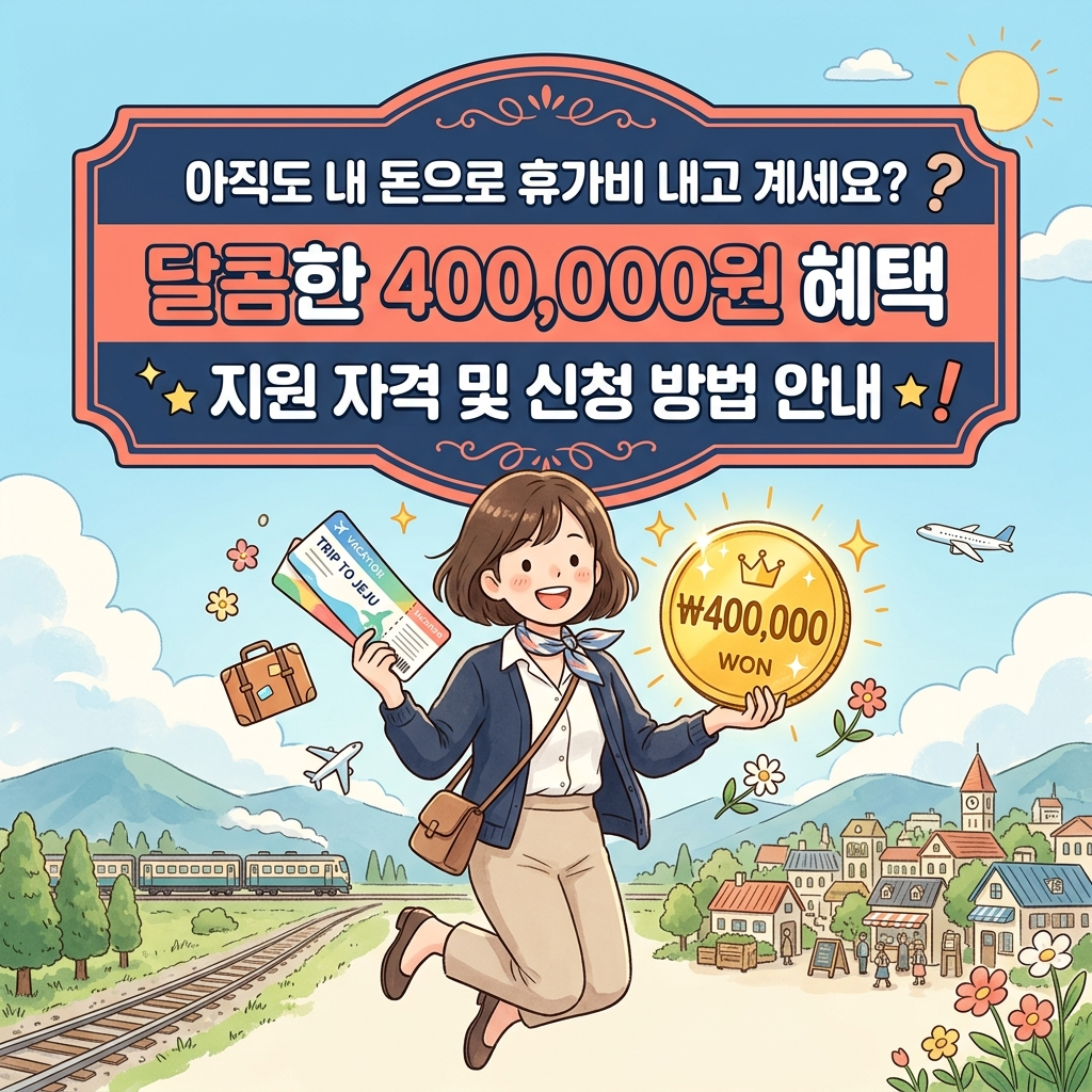 2026년 근로자 휴가지원금 신청 방법과 40만원 지원