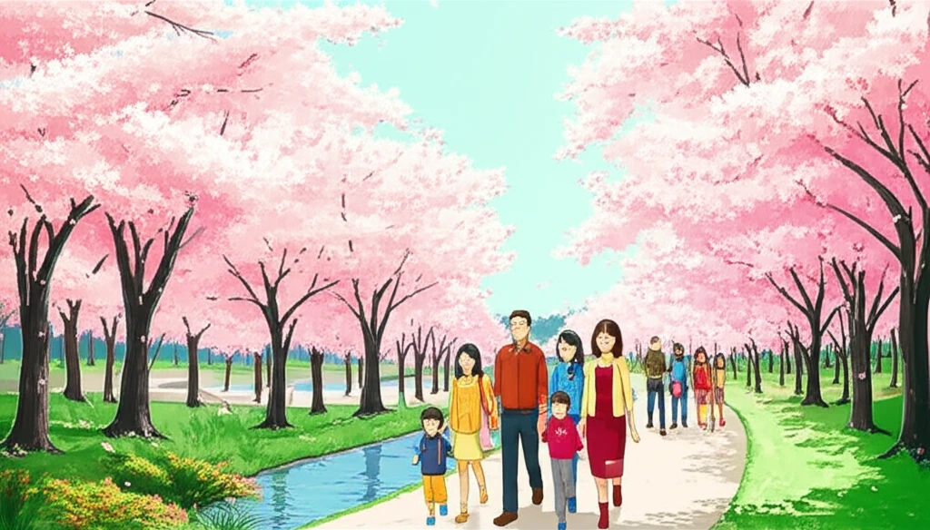 안양천 벚꽃 개화 시기 및 자전거 출..