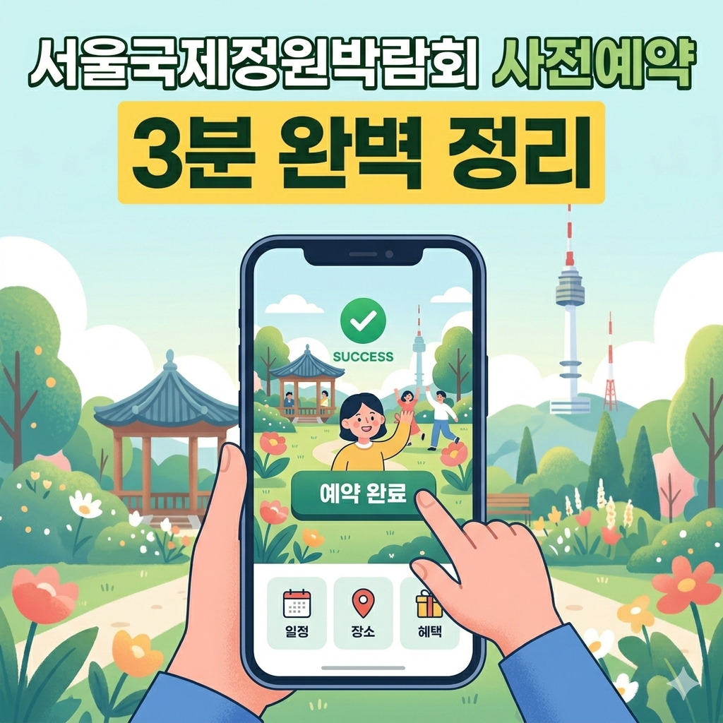 서울국제정원박람회 사전예약 3분 완벽 정리