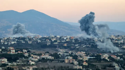 이스라엘-공습-레바논-남부-연기-피해-현장