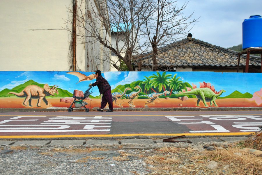 고성군 회화면 배둔리 마을 풍경