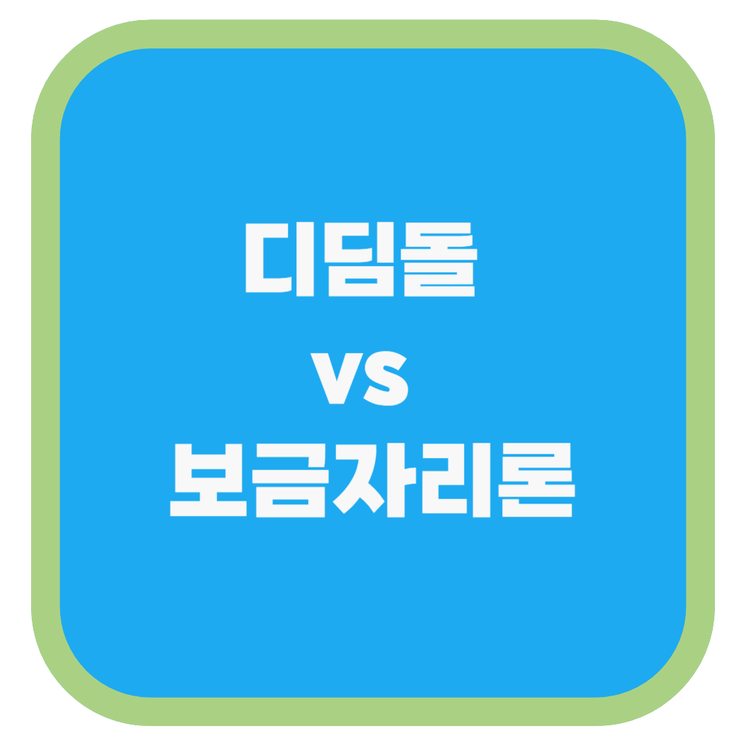 디딤돌 vs 보금자리론