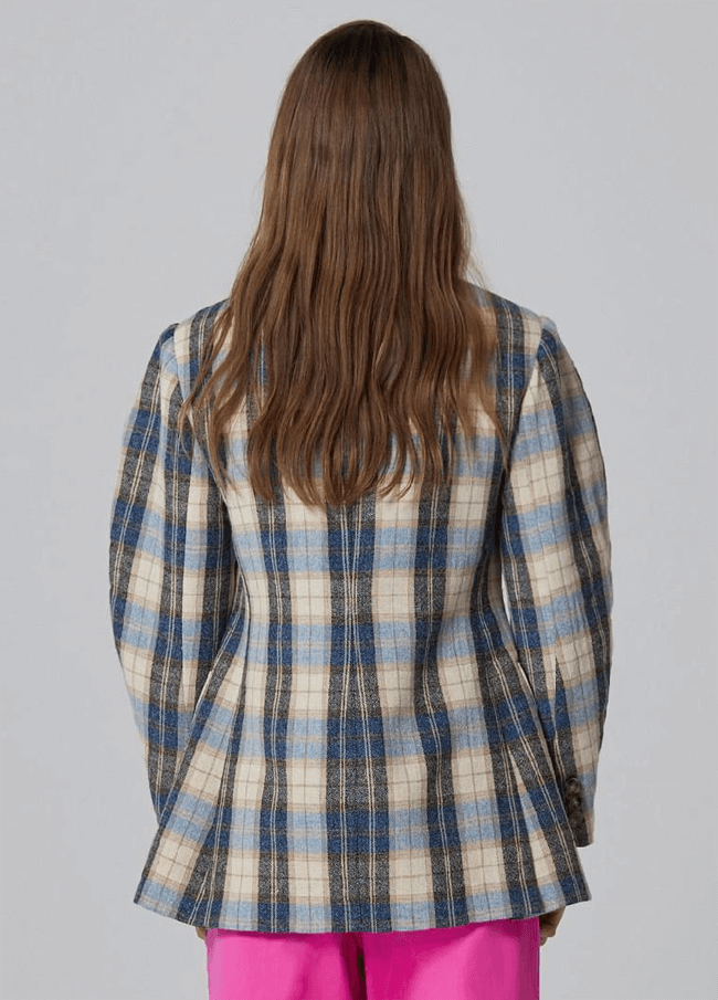 슈퍼띵스 체크자켓