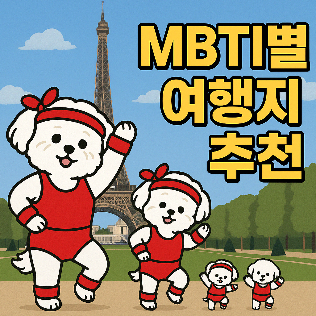 mbti 별 여행지 추천