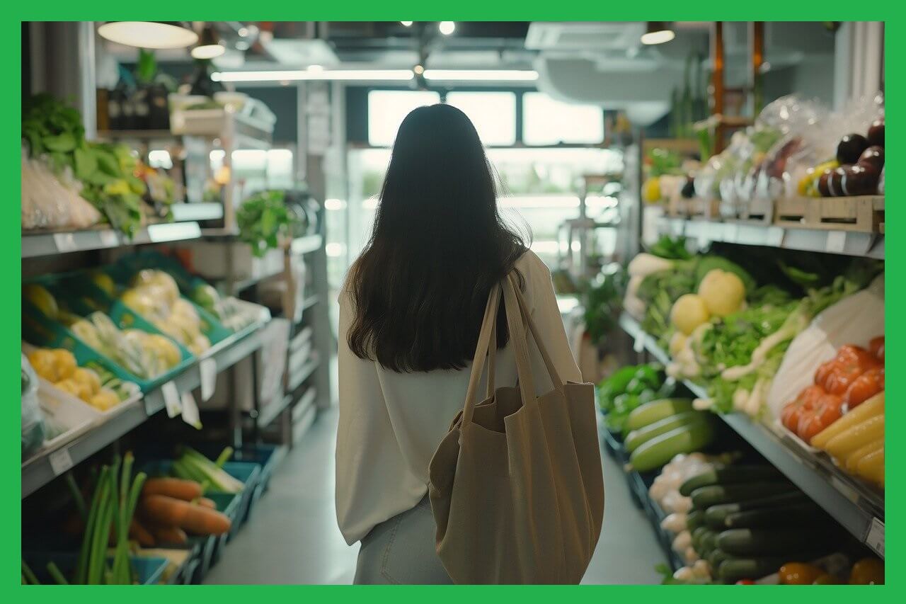 마트-쇼핑하는-여자