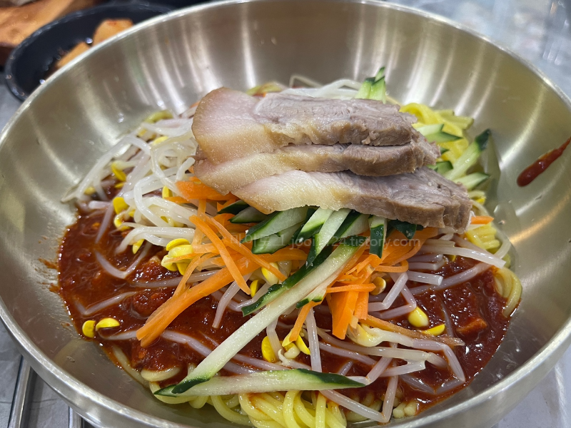 제주 맛집 삼대국수회관 본점 돔베세트 돔베고기 고기국수 비빔국수