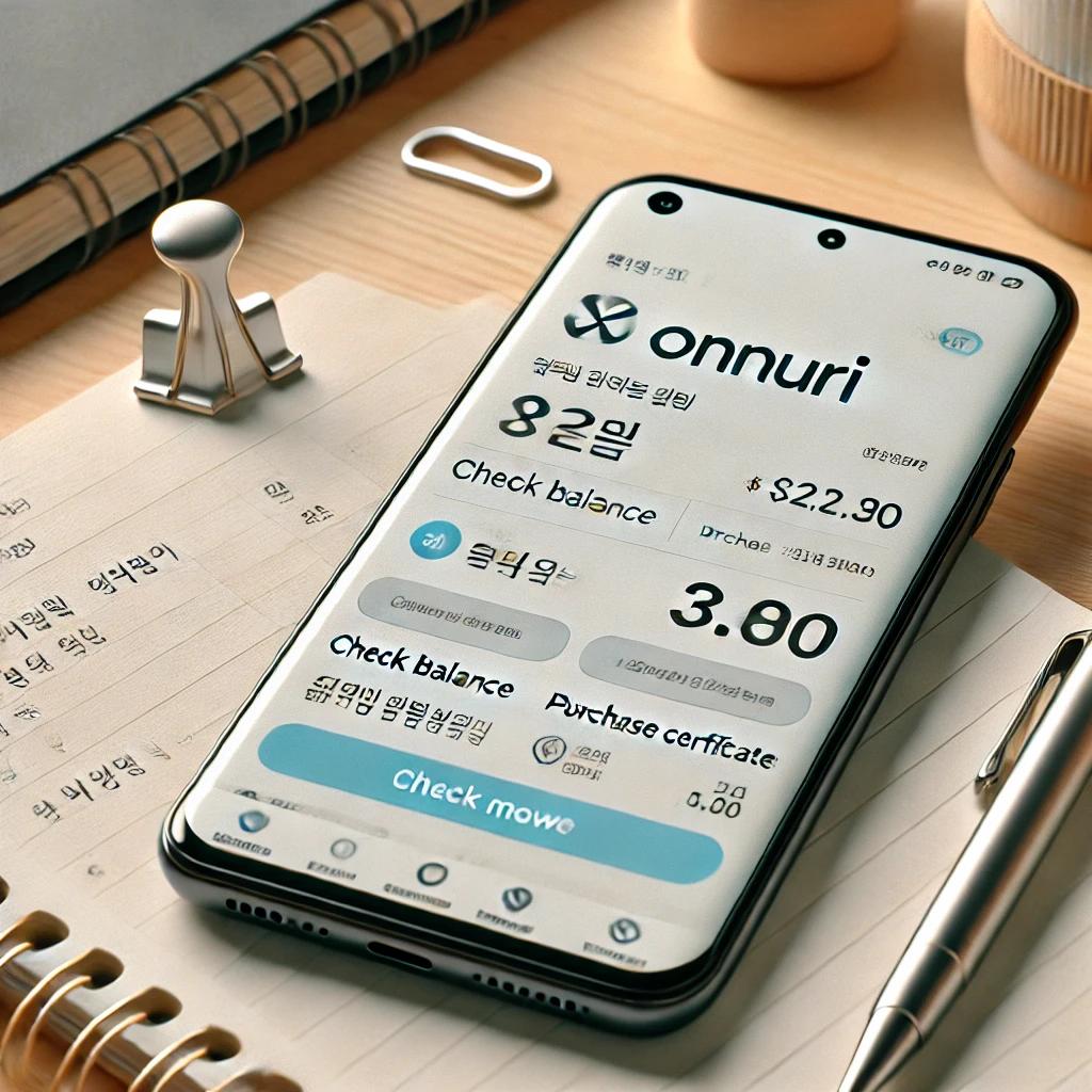 충전식 온누리상품권