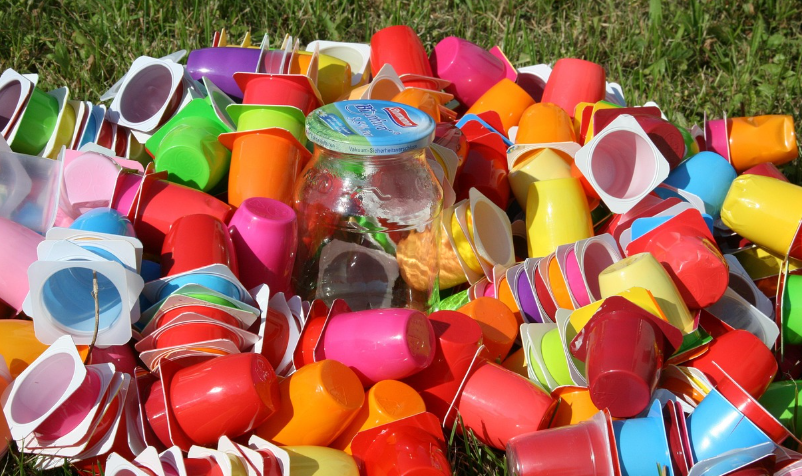 일회용용기 쓰레기